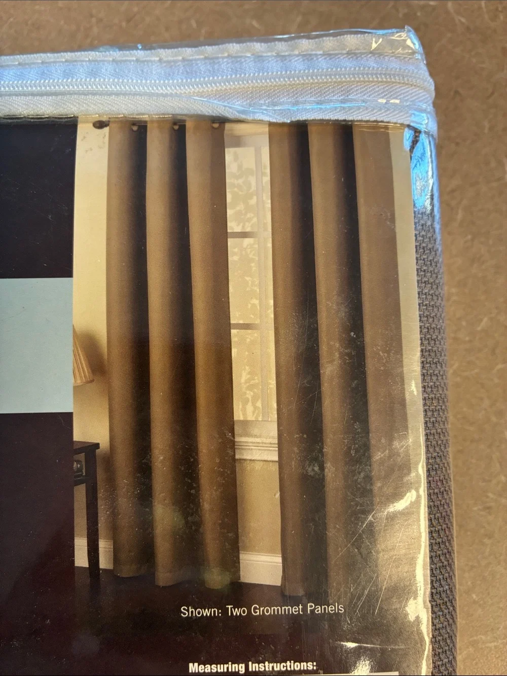 Montego Bay Club Mocha Curtain Panel - Brown